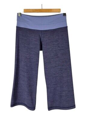 Lululemon Women's Crop Capri Pant Purple Smooth Stretch 16" Inseam Size 4